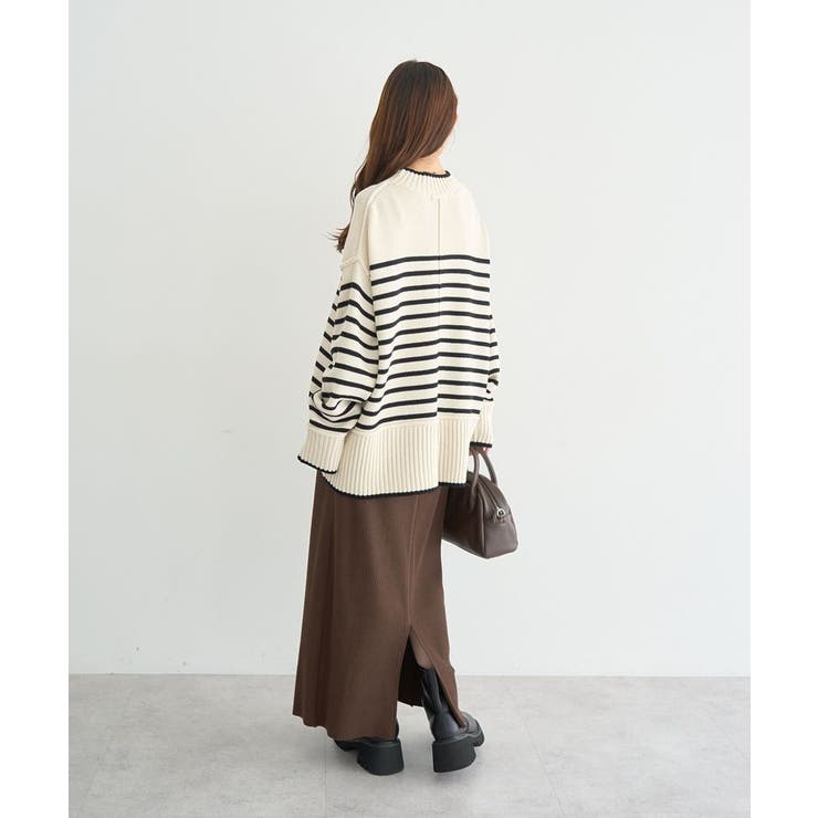 セルフカットテレコナロースカート | earth music&ecology  | 詳細画像7 