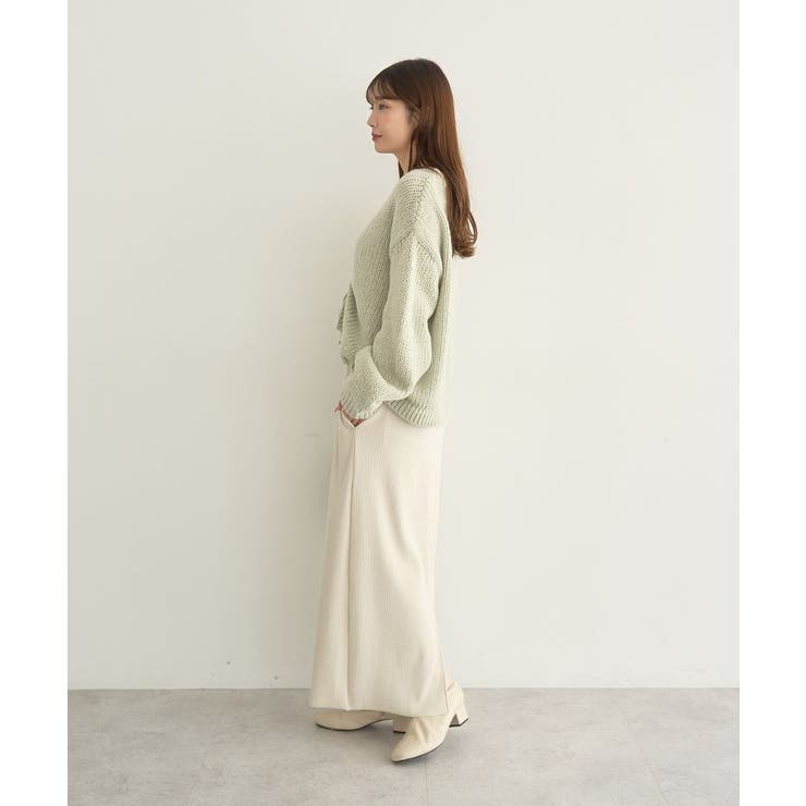 セルフカットテレコナロースカート | earth music&ecology  | 詳細画像14 