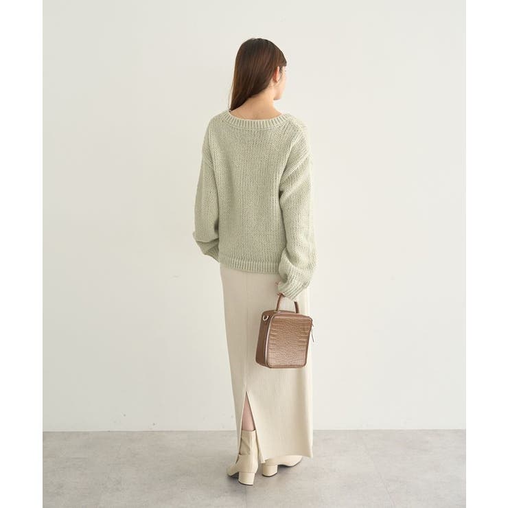 セルフカットテレコナロースカート | earth music&ecology  | 詳細画像15 