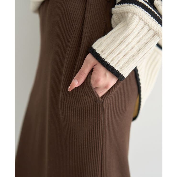 セルフカットテレコナロースカート | earth music&ecology  | 詳細画像26 