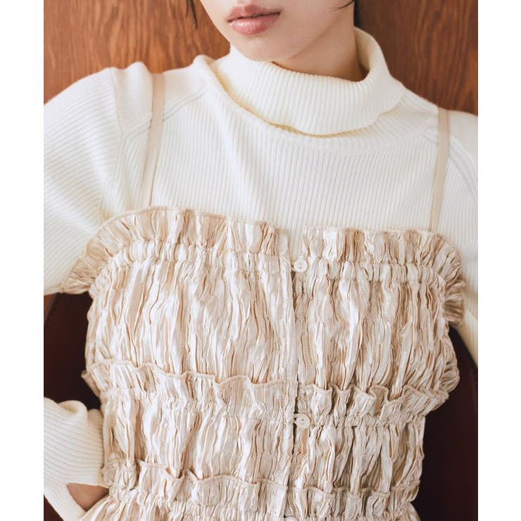 シャーリングビスチェ | earth music&ecology  | 詳細画像8 