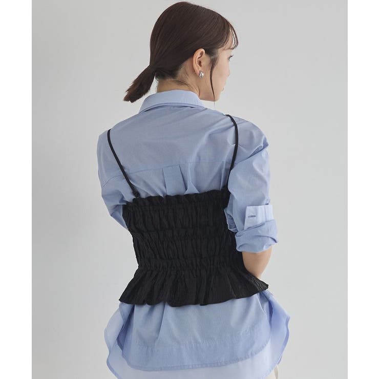 シャーリングビスチェ | earth music&ecology  | 詳細画像18 