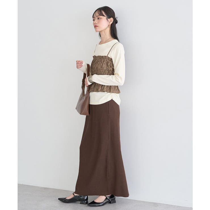 シャーリングビスチェ | earth music&ecology  | 詳細画像14 