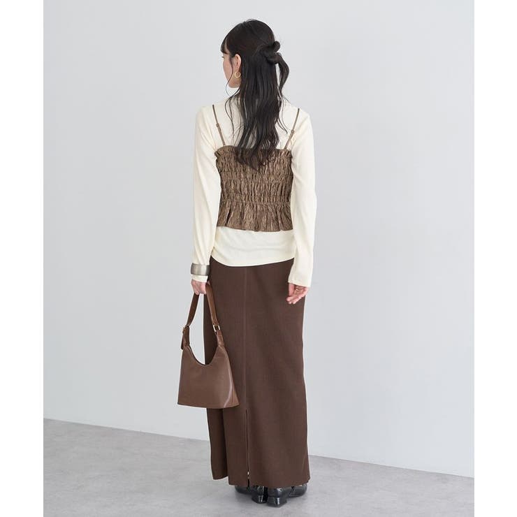 シャーリングビスチェ | earth music&ecology  | 詳細画像15 