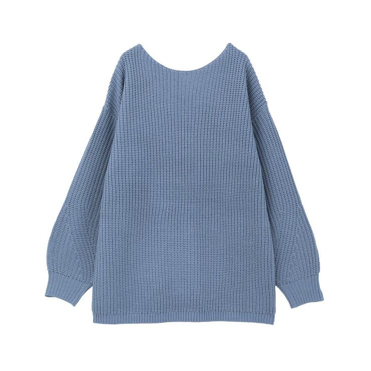 アンチピリングクロスネックルーズニット | earth music&ecology  | 詳細画像40 