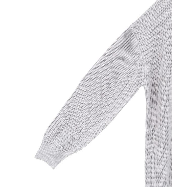 アンチピリングクロスネックルーズニット | earth music&ecology  | 詳細画像34 