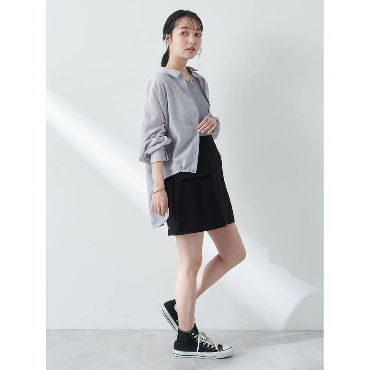 ラップミニスカート | earth music&ecology  | 詳細画像12 