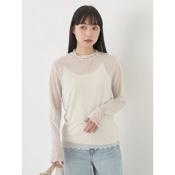 ライトブルー | アソート柄シアーインナー | earth music&ecology 