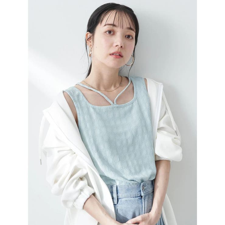 LGB EARTHタンクトップ 前後2wayタンクトップ[品番：EMEW0043635]｜earth music&ecology
