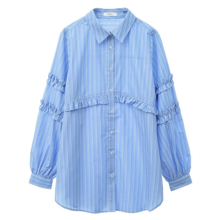 ビンテージ70's○after Sixフリルドレスシャツピンクsize 16