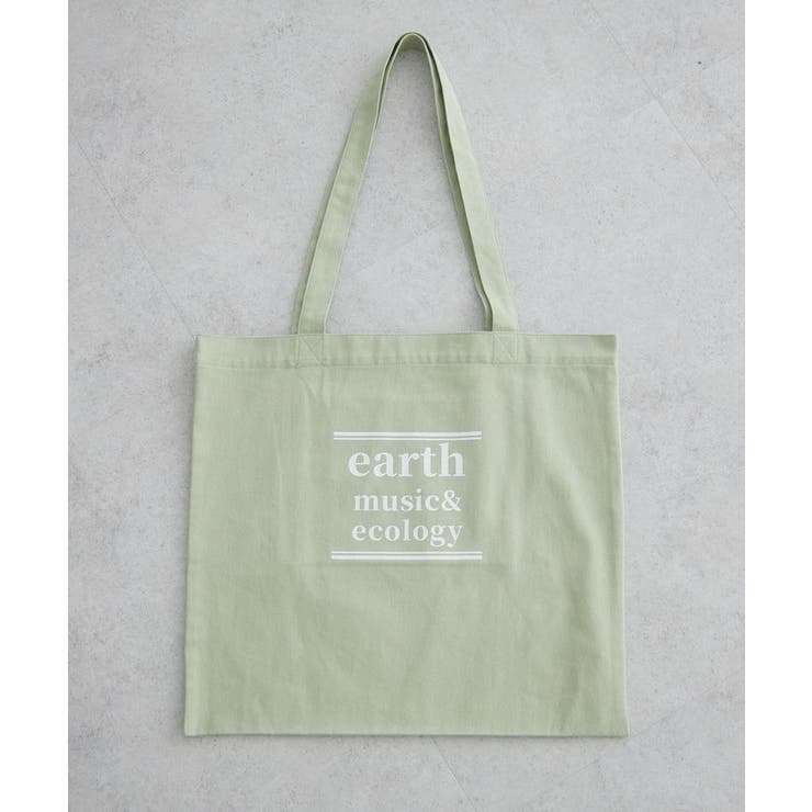 ミント | バイカラーロゴトートバッグ | earth music&ecology 