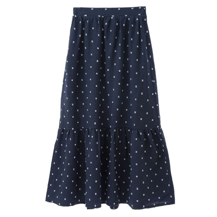 美品　ERDEM アーデム　カラフルドット模様 フレアロングスカート　黒 美品ERDEM アーデムカラフルドット模様 フレアロングスカート黒