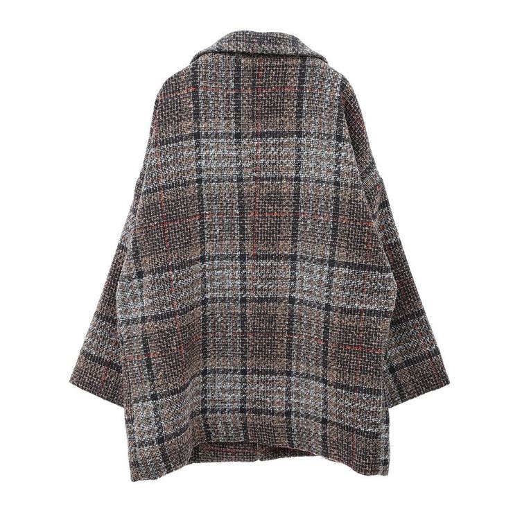 オーバーテーラードジャケット チェック[品番：EMEW0046444]｜earth