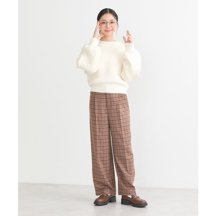 ポコポコジャガードニットプルオーバー | earth music&ecology  | 詳細画像10