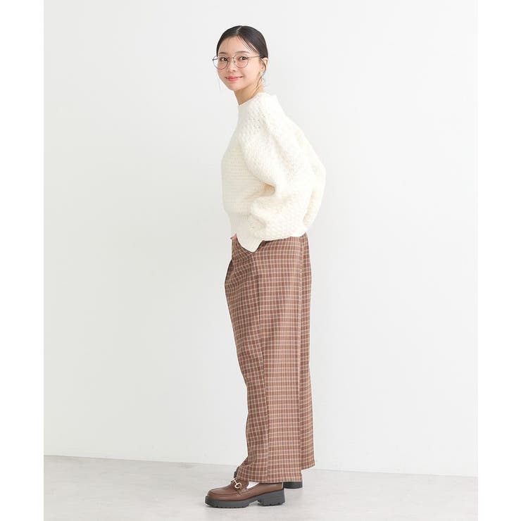 ポコポコジャガードニットプルオーバー | earth music&ecology  | 詳細画像12