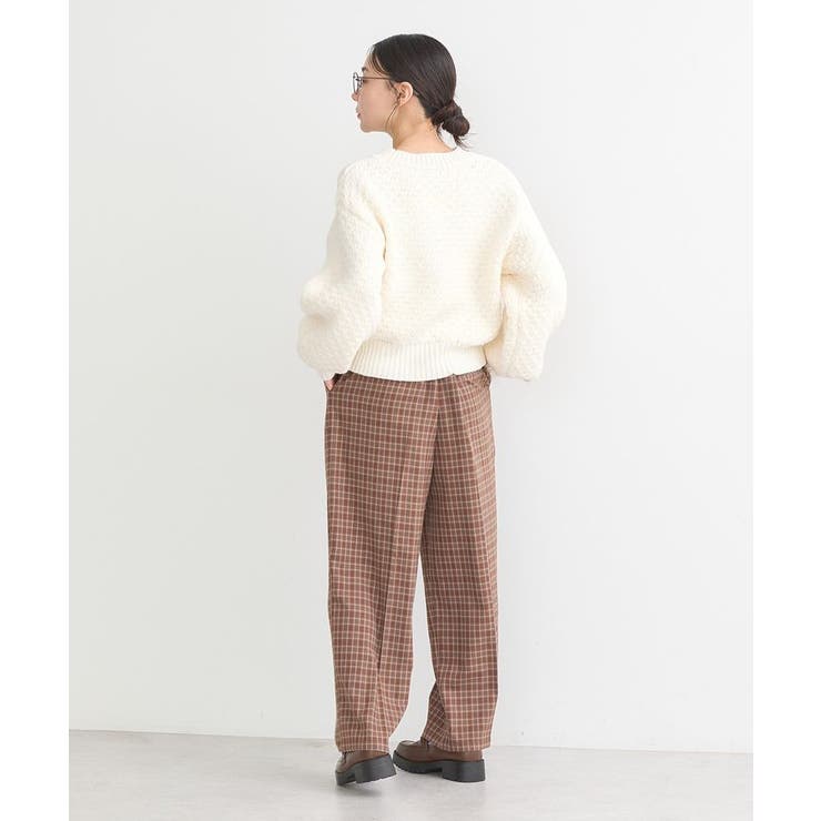 ポコポコジャガードニットプルオーバー | earth music&ecology  | 詳細画像13