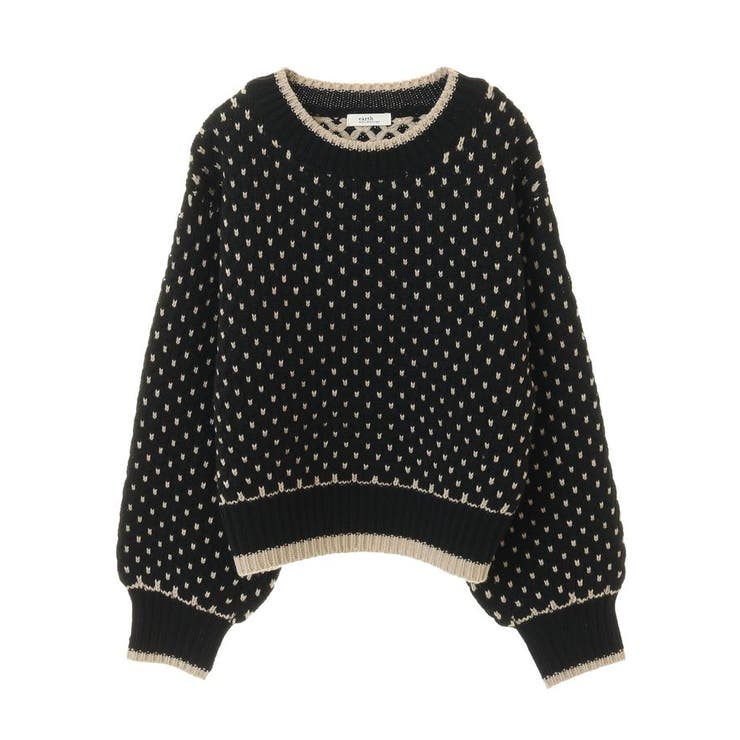 ポコポコジャガードニットプルオーバー | earth music&ecology  | 詳細画像28