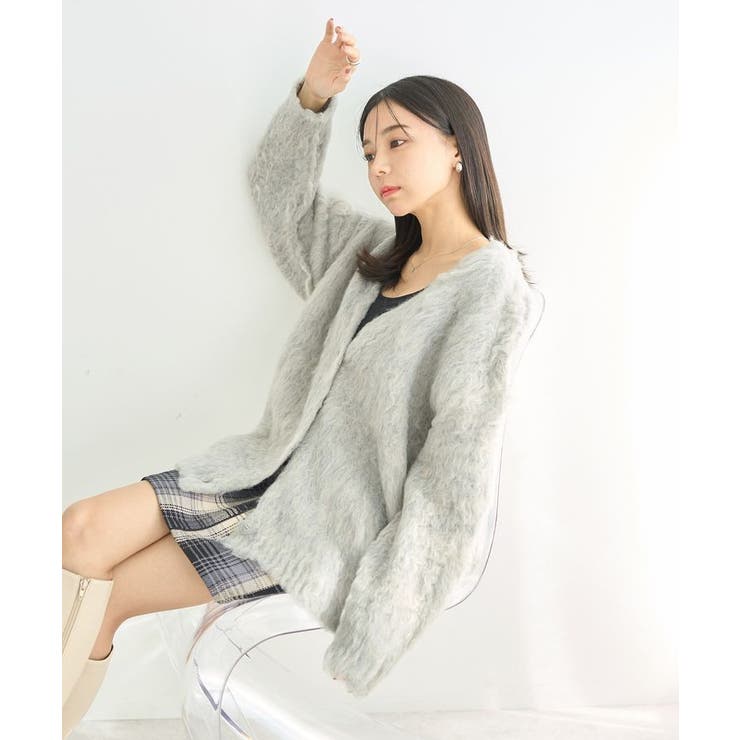 2019ssプラージュ 人気！超美品！SUNNYのVネックロングカーディガン ソフトタッチVネックカーディガン – nairo