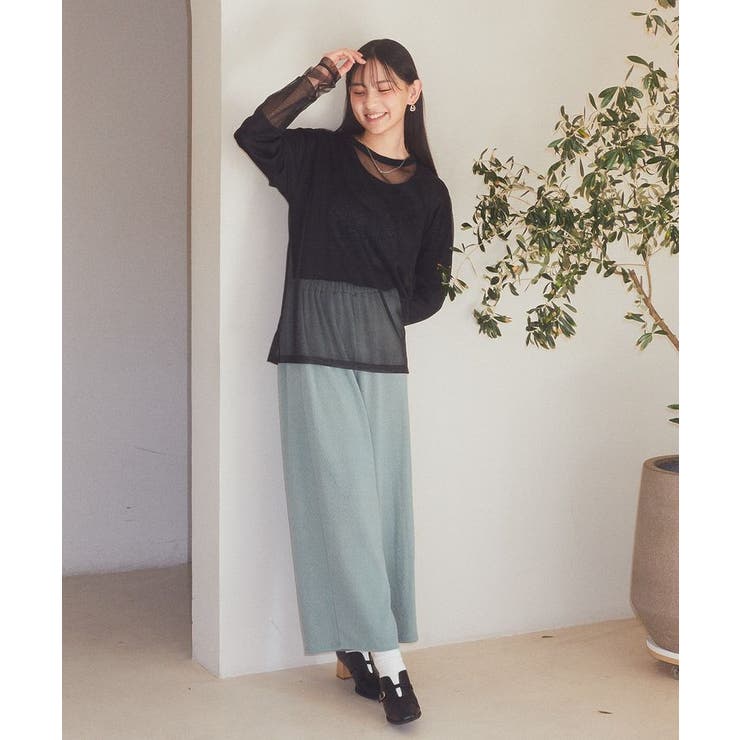 ラメシアースリーブプルオーバー | earth music&ecology  | 詳細画像3 