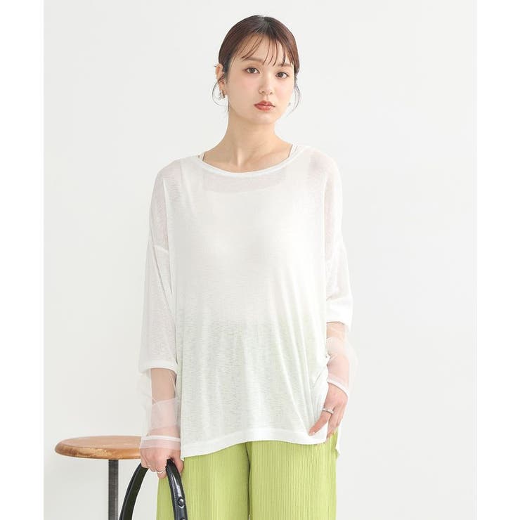 ラメシアースリーブプルオーバー | earth music&ecology  | 詳細画像6 