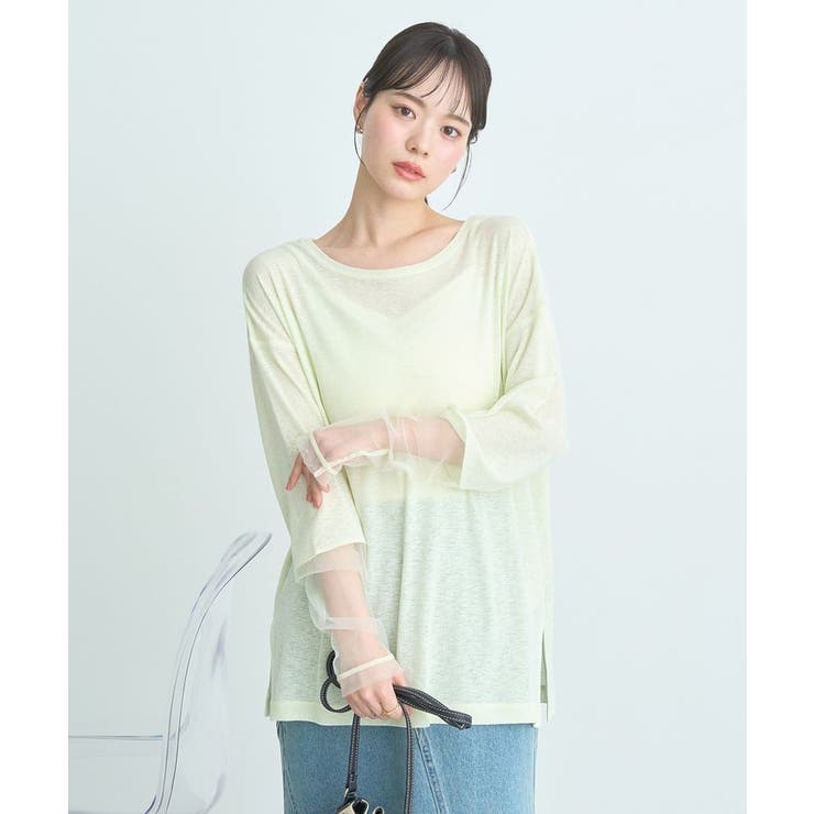 ラメシアースリーブプルオーバー | earth music&ecology  | 詳細画像26 