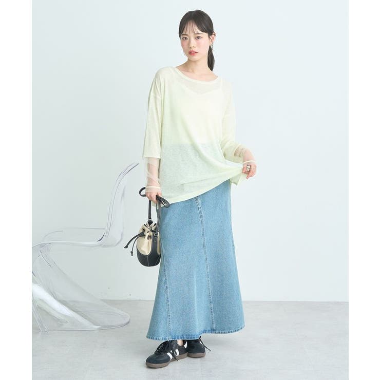 ラメシアースリーブプルオーバー | earth music&ecology  | 詳細画像29 