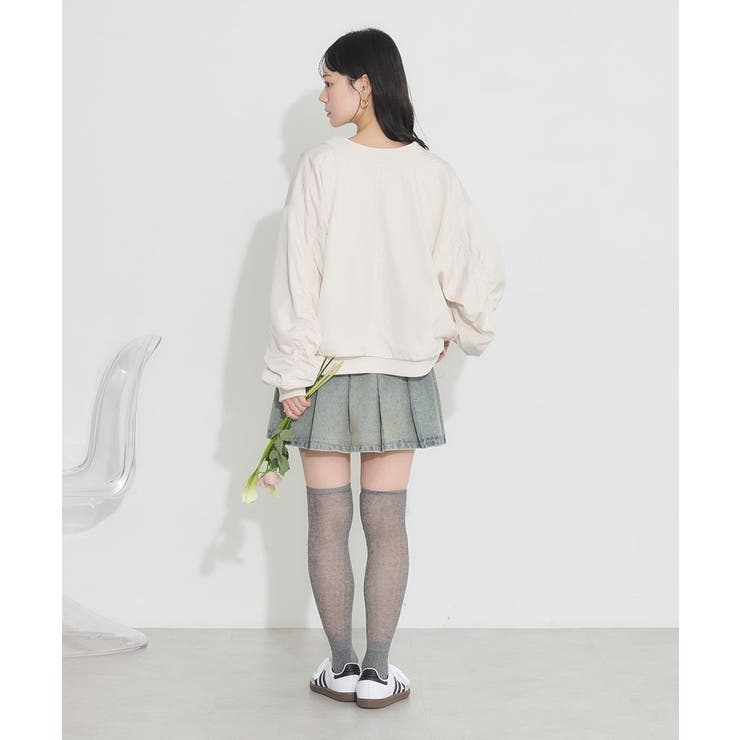 デニムプリーツスカパン | earth music&ecology  | 詳細画像16 