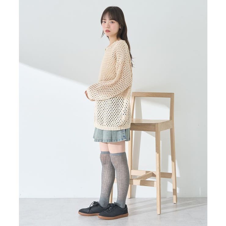 デニムプリーツスカパン | earth music&ecology  | 詳細画像22 