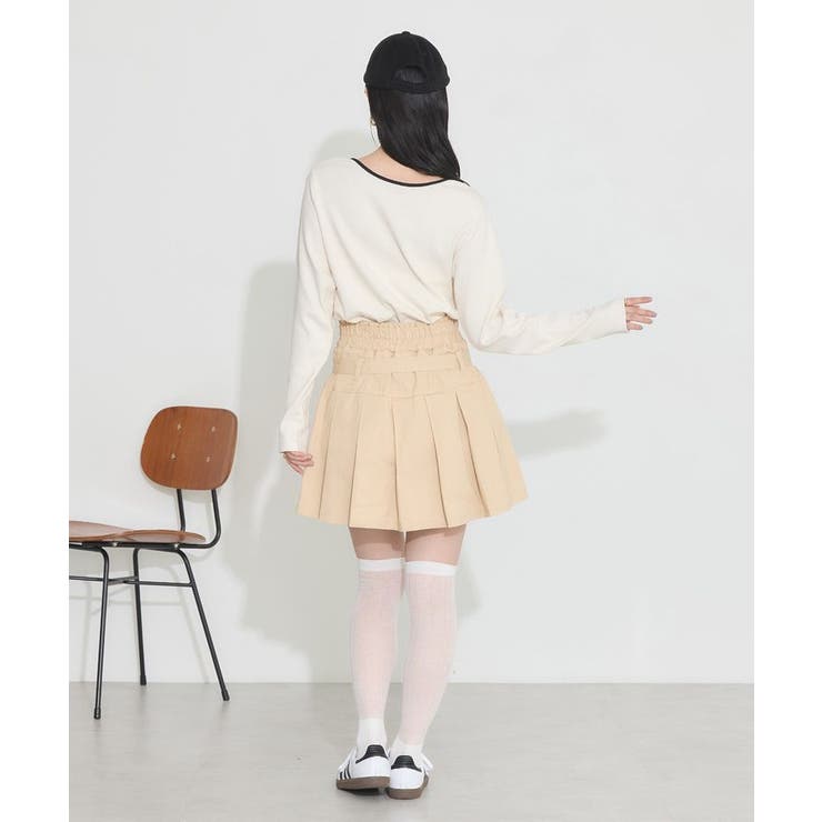 デニムプリーツスカパン | earth music&ecology  | 詳細画像36 