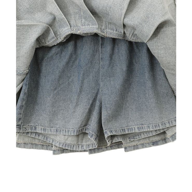 デニムプリーツスカパン | earth music&ecology  | 詳細画像47 