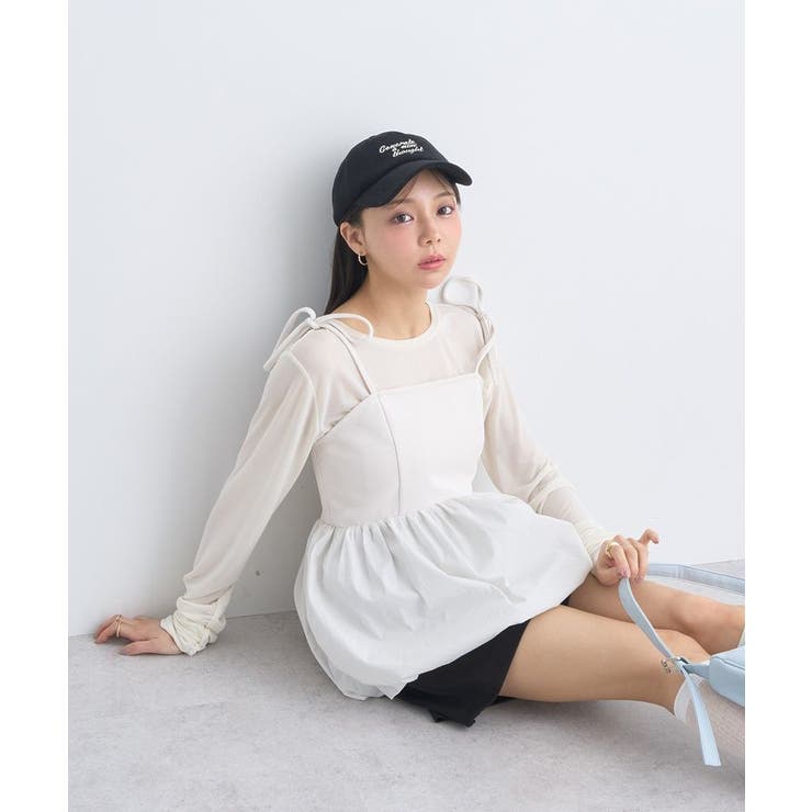 メッセージ刺繍パイルキャップ | earth music&ecology  | 詳細画像7 