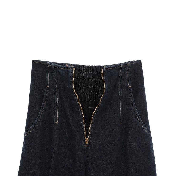 フロントZIPバックレースアップデニム | earth music&ecology  | 詳細画像21 