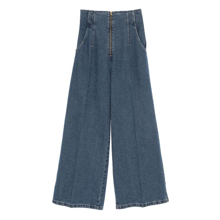 フロントZIPバックレースアップデニム | earth music&ecology  | 詳細画像27 