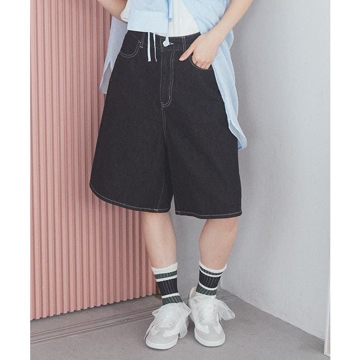 デニムハーフパンツ[品番：EMEW0049483]｜earth music&ecology