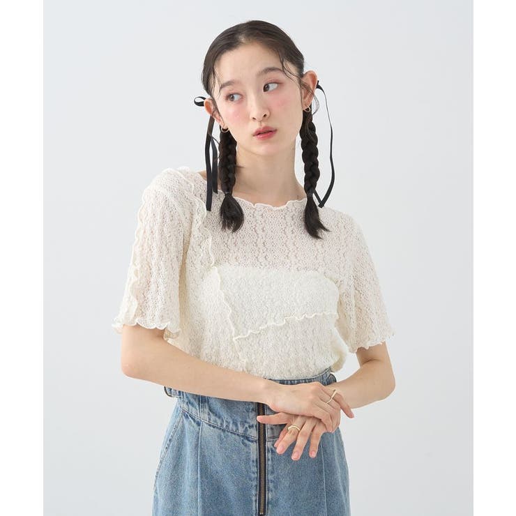 レースメロープルオーバー | earth music&ecology  | 詳細画像2