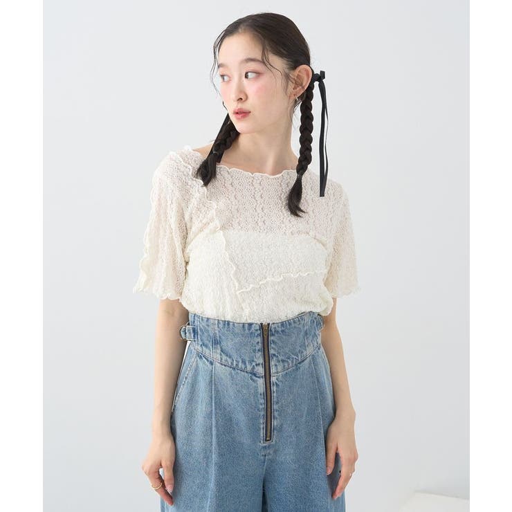 レースメロープルオーバー | earth music&ecology  | 詳細画像3