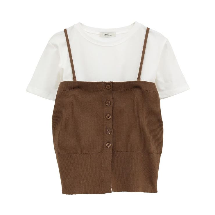 SET2点コンパクトTEE＋マルチwayニットビスチェ | earth music&ecology  | 詳細画像43 