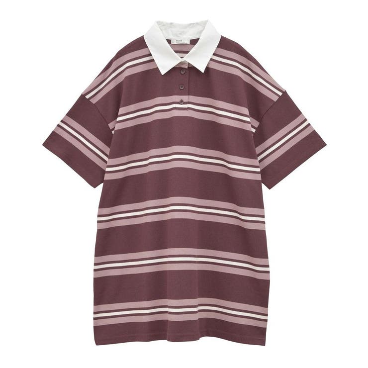 レトロボーダーラガーミニワンピース | earth music&ecology  | 詳細画像26 