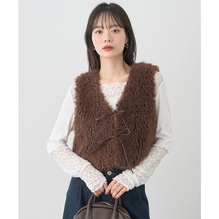 レース×アイレットプルオーバー | earth music&ecology  | 詳細画像8 