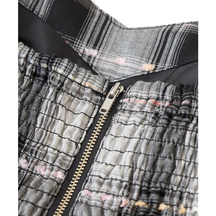 チェックパターンバルーンキャミビスチェ | earth music&ecology  | 詳細画像28 