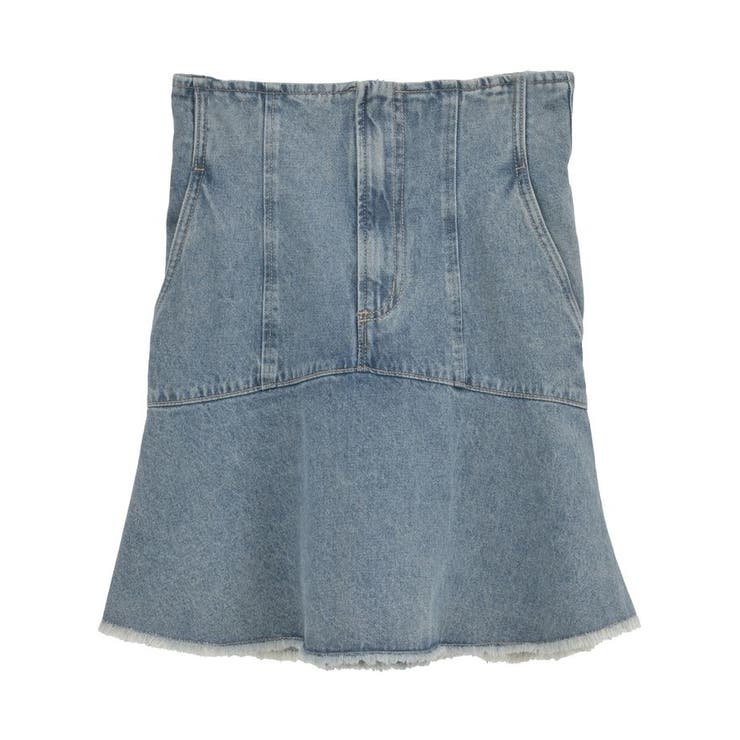 ハイウエストフレアデニムスカート | earth music&ecology  | 詳細画像18 