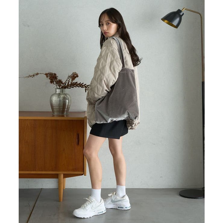 【WEB限定】ベロアトートバッグ | earth music&ecology  | 詳細画像11 