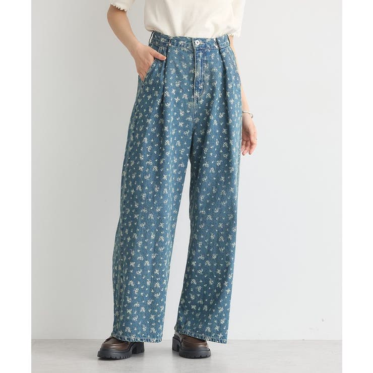 タックホックデニムパンツ | earth music&ecology  | 詳細画像20 