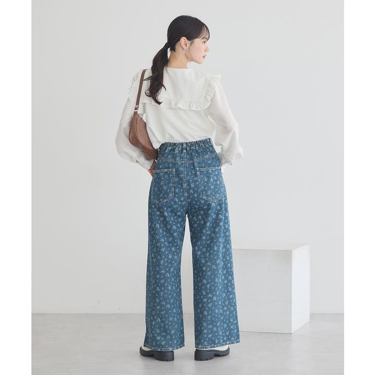 タックホックデニムパンツ | earth music&ecology  | 詳細画像28 