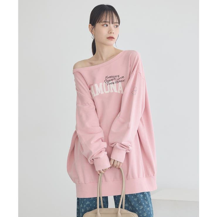 ランダム刺繍オフショルプルオーバー | earth music&ecology  | 詳細画像13 