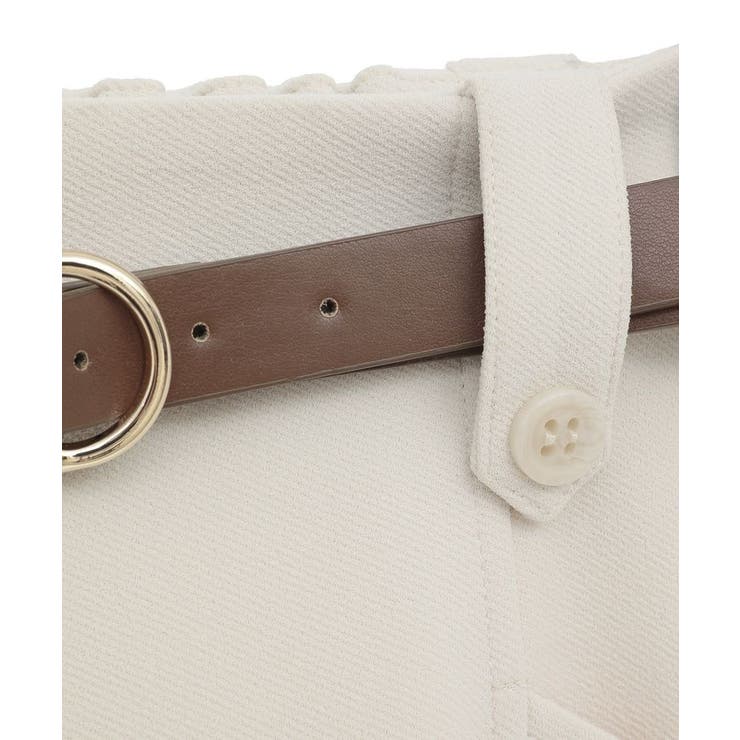 ベルト付きタブデザインショートパンツ | earth music&ecology  | 詳細画像54 