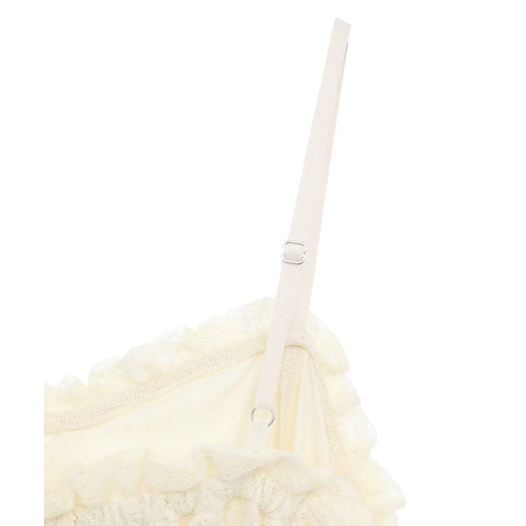 フロントギャザー起毛レースミニワンピース | earth music&ecology  | 詳細画像16 