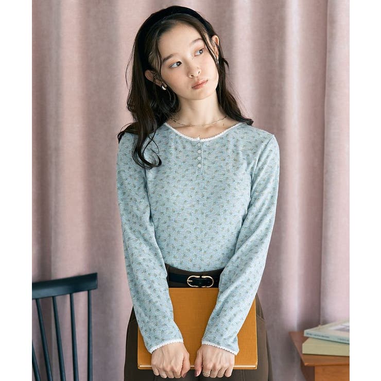 【WEB限定】アイレットジャカードタイトプルオーバー | earth music&ecology  | 詳細画像2 