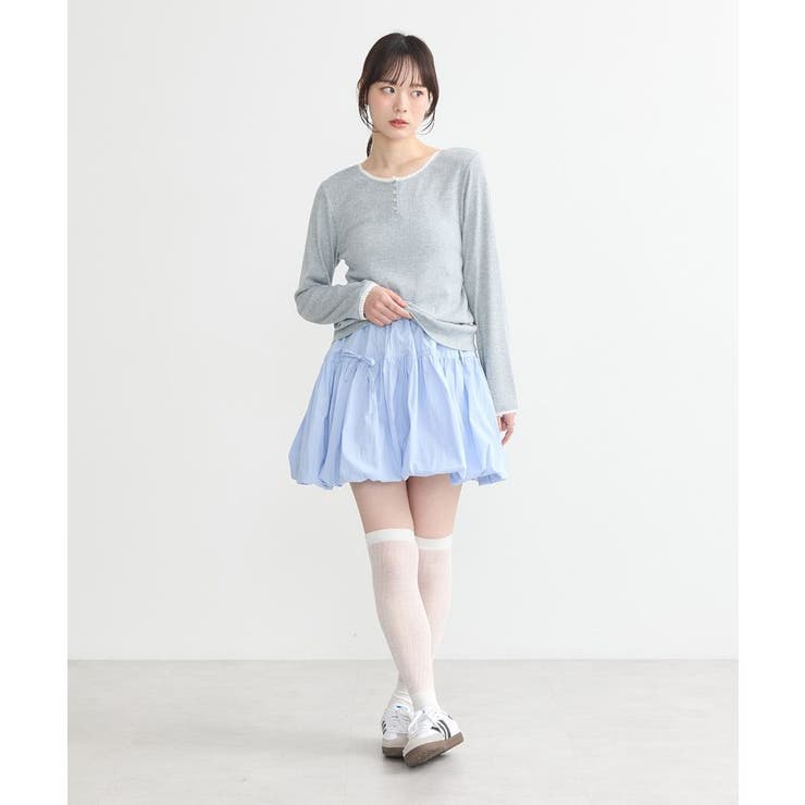 【WEB限定】アイレットジャカードタイトプルオーバー | earth music&ecology  | 詳細画像33 