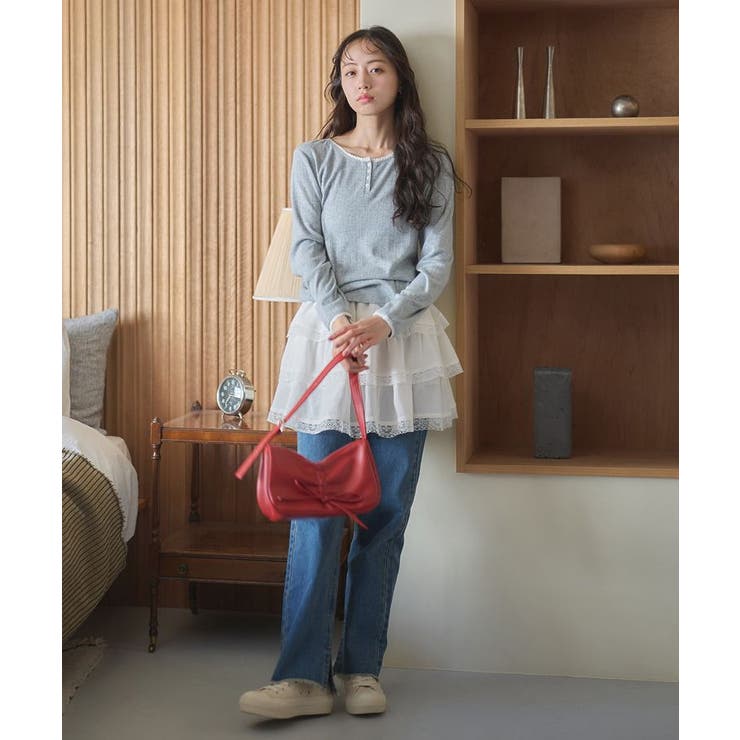 【WEB限定】アイレットジャカードタイトプルオーバー | earth music&ecology  | 詳細画像28 